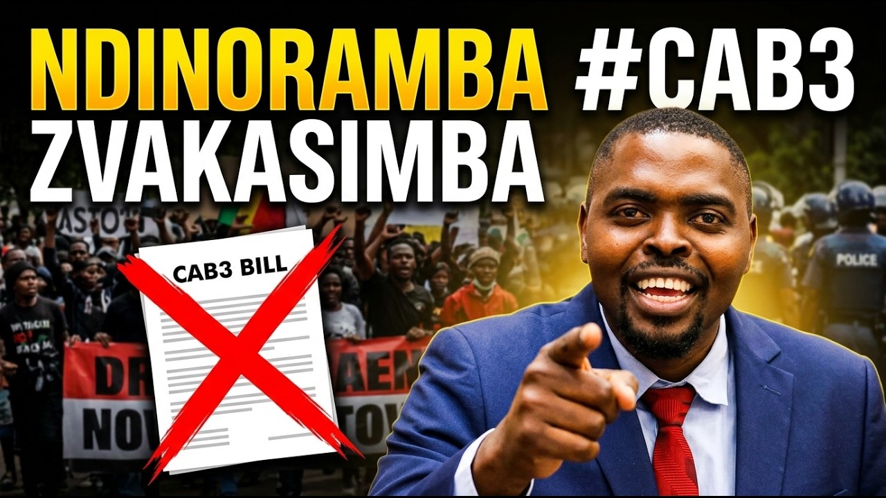 &ldquo;Ndinoramba #CAB3 zvakaomarara,&rdquo; says Hon. Makumire
