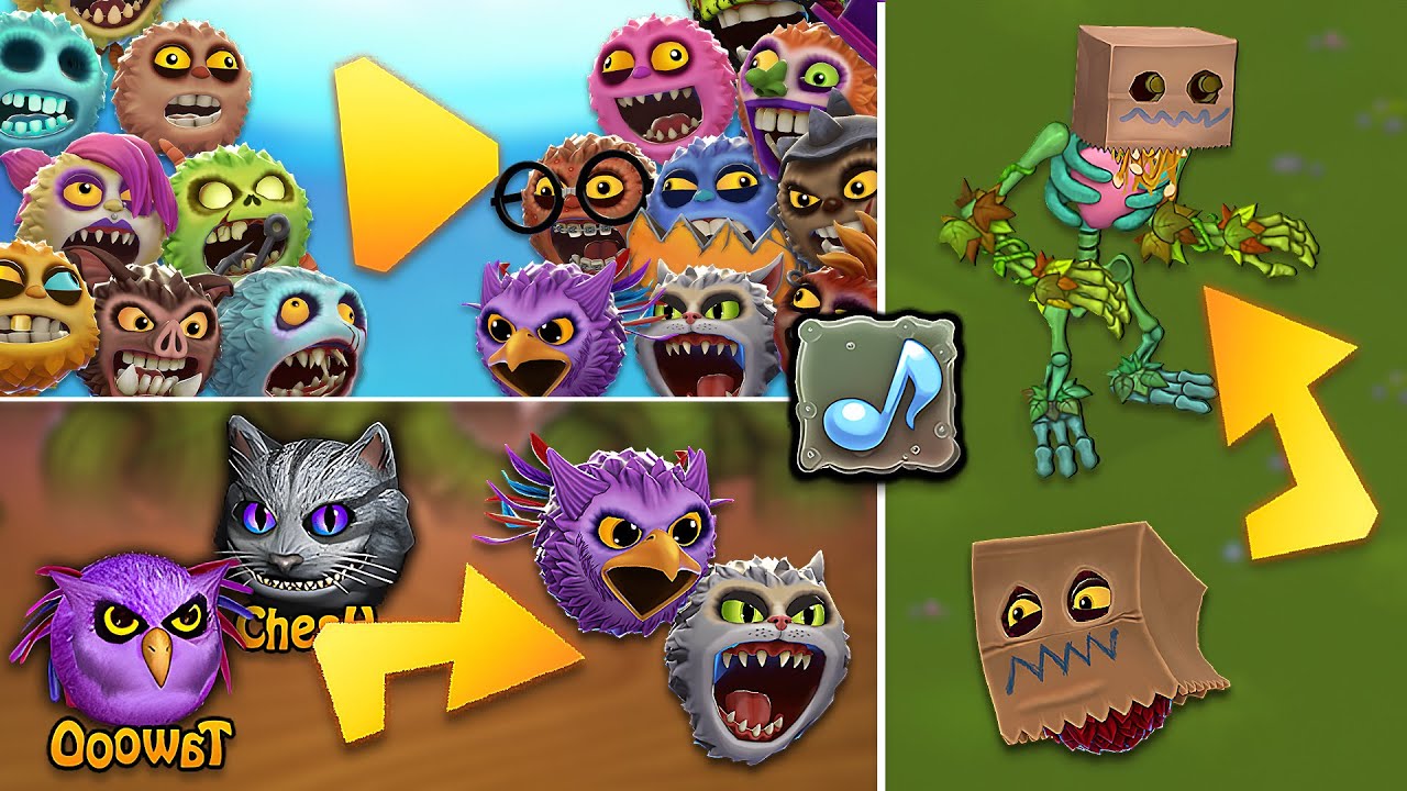 ALL THUMPIES - Sounds, Comparison, References & MORE! (My Singing Monsters Thumpies)