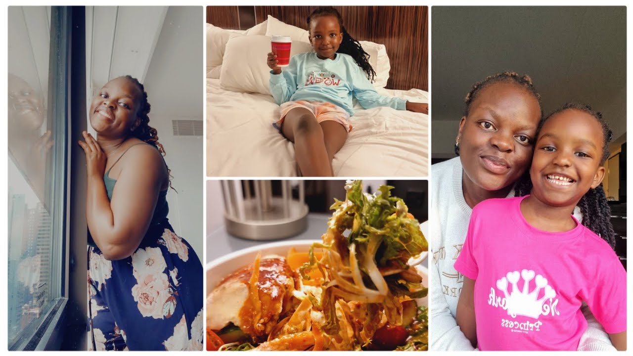 New York Times Square Vlog 3 ||Staycation with an Infant|| Mom Life and Best Salads @FebineAwuor
