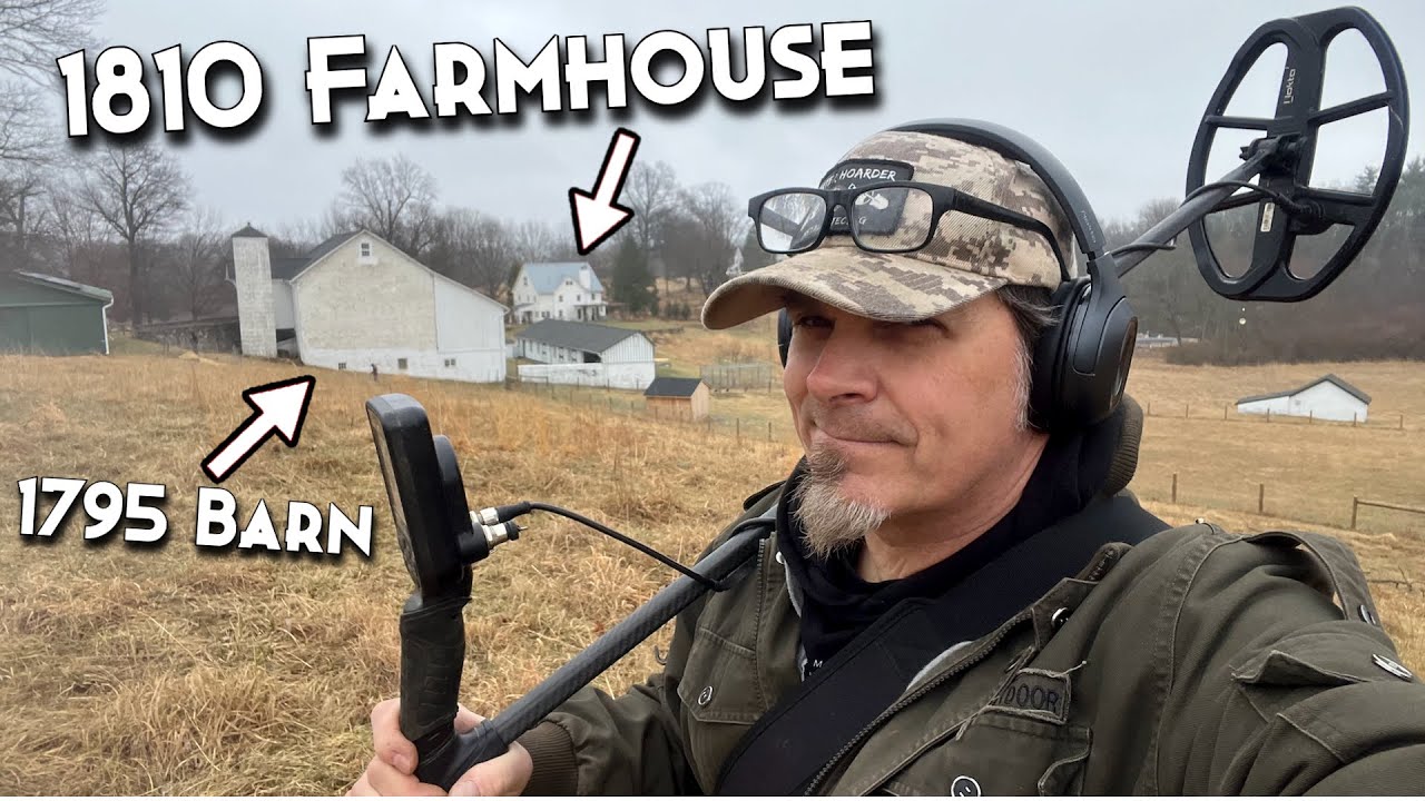 Blockbusters!  - Metal Detecting a 200year Old Farmhouse For Early American Treasures!