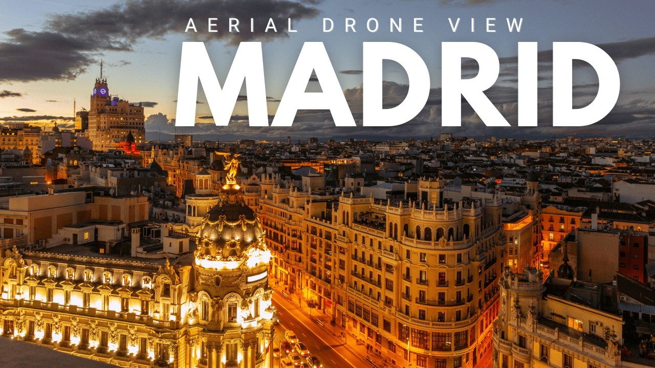 Madrid Drone View That Will TAKE You to SPAIN!