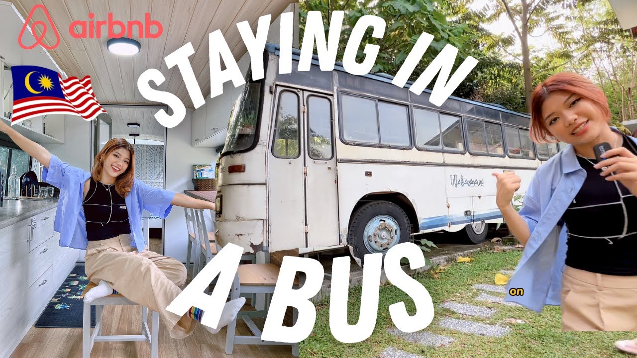 Staying in a Converted Bus Airbnb in Malaysia, Universiti Malaya  | #ivorgoing