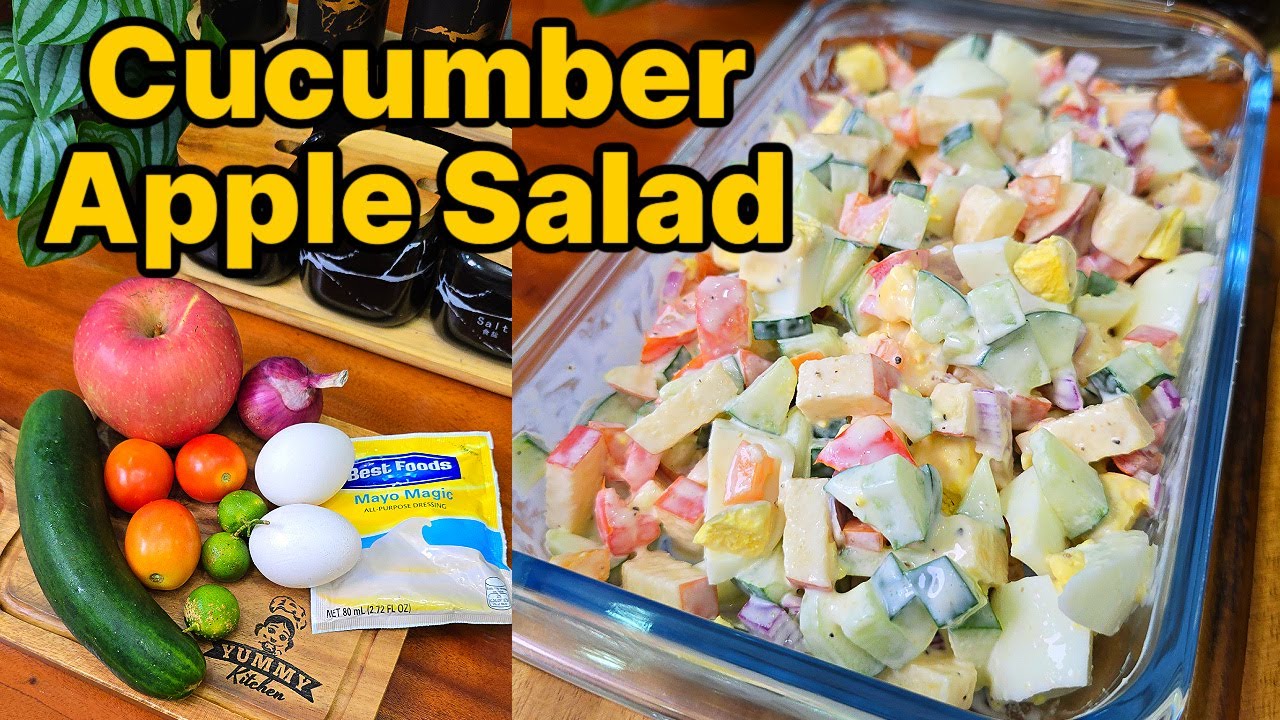 Cucumber Apple Salad – Cool & Healthy Filipino Cucumber Salad !!!