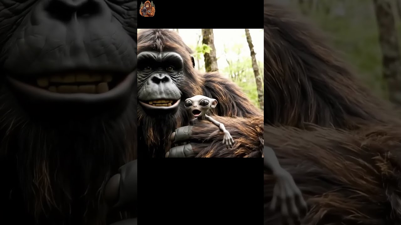 Bigfoot Reunites with His Alien Bestie&hellip; After 10,000 Years 😂👽