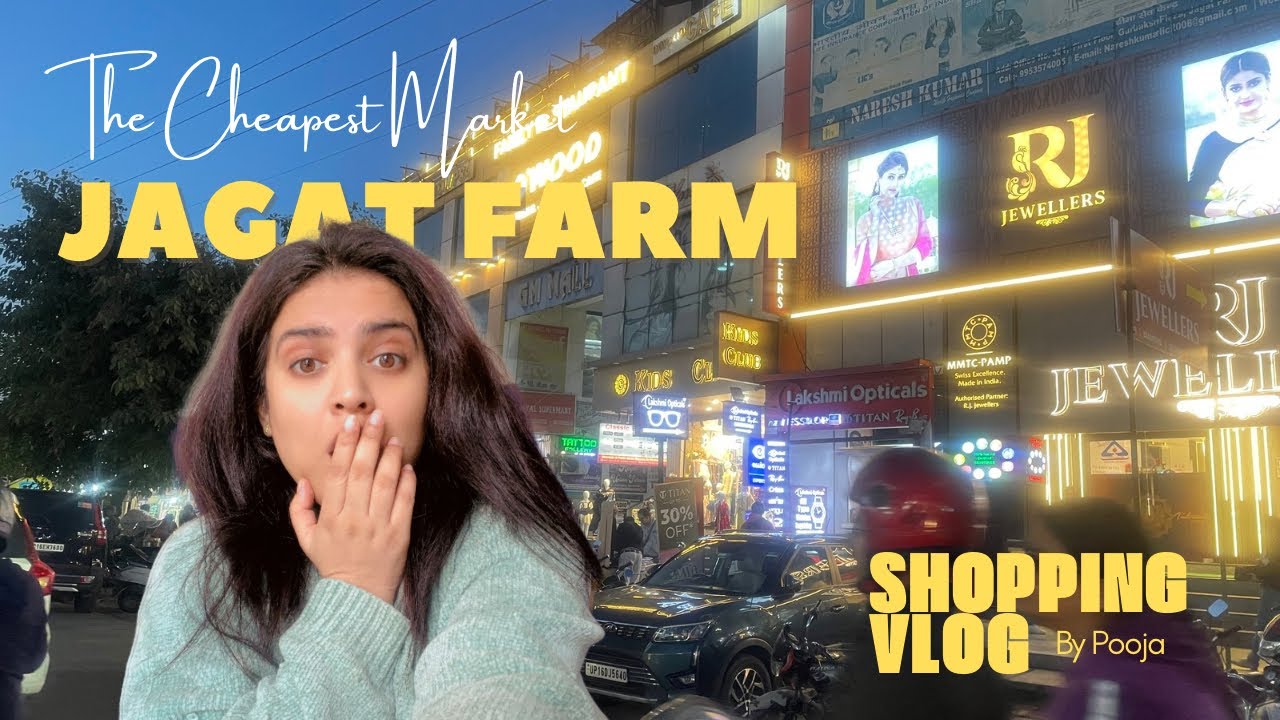 Sasta Aur Best! 🤯 Greater Noida Ke Sabse Badi Market JAGAT FARM Se Suit Shopping 🛍️
