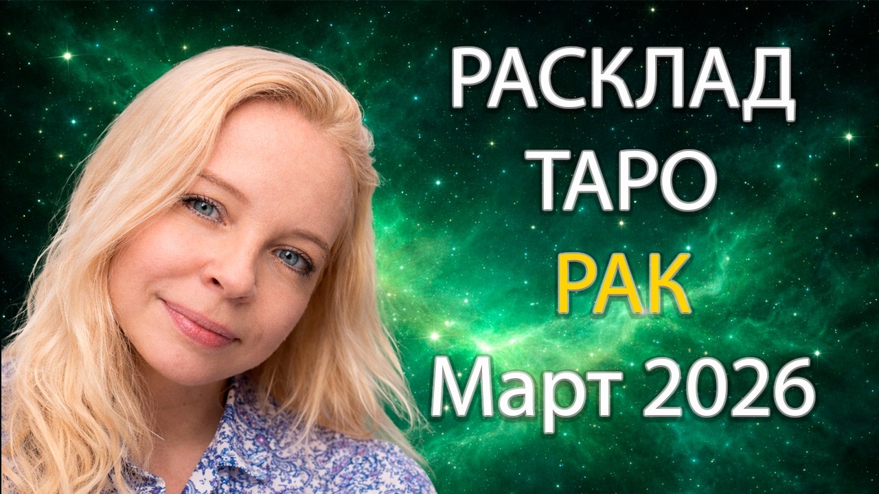 РАК — ТАРО ПРОГНОЗ НА МАРТ 2026 ГОДА