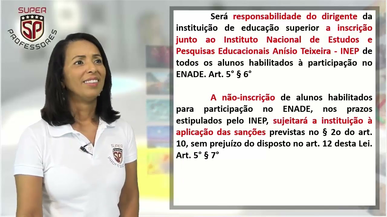 Sinaes - Lei 10861_2004 - Professora Claudete Pessôa - 02