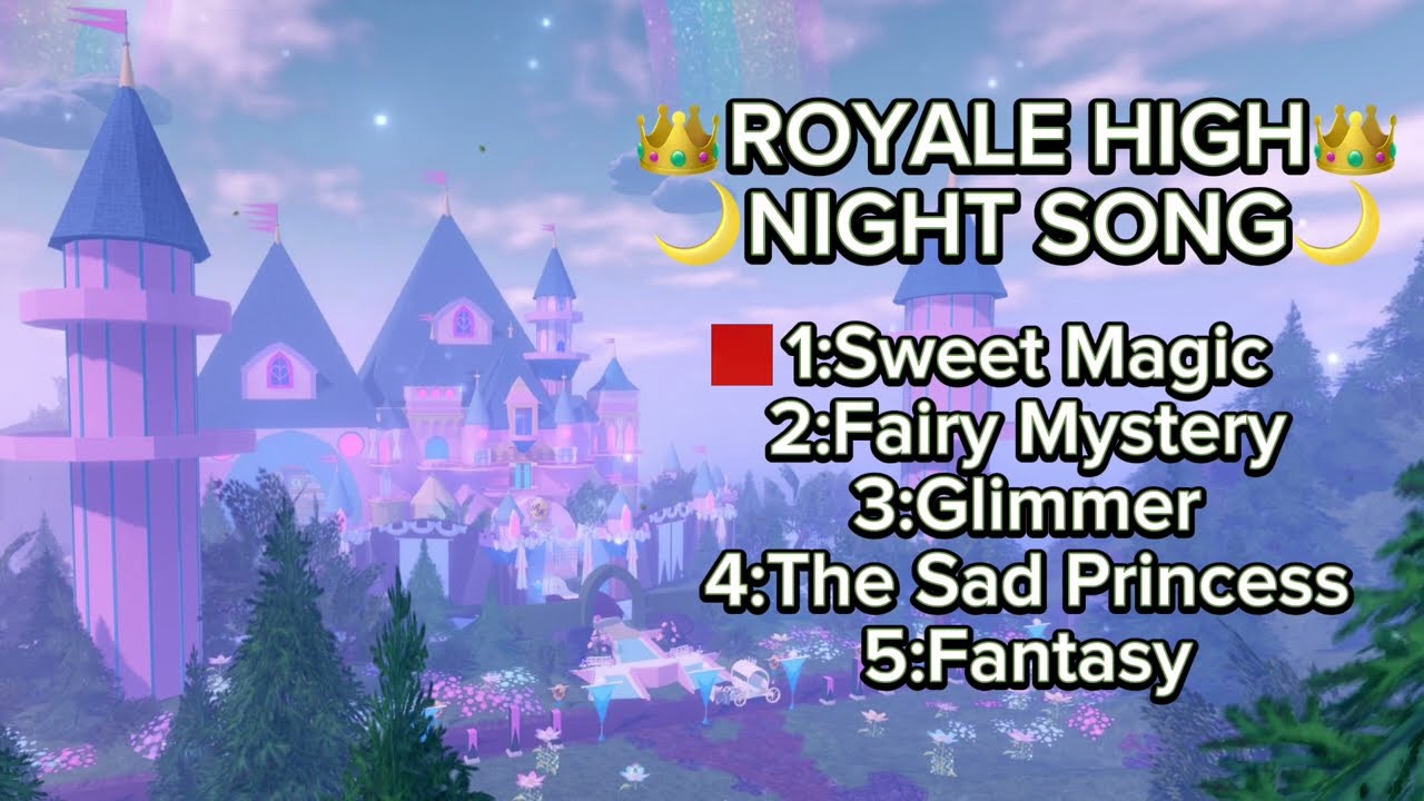 👑ROYALE HIGH CAMPUS 2👑/🌙NIGHT MUSIC🌙 (My Collection)