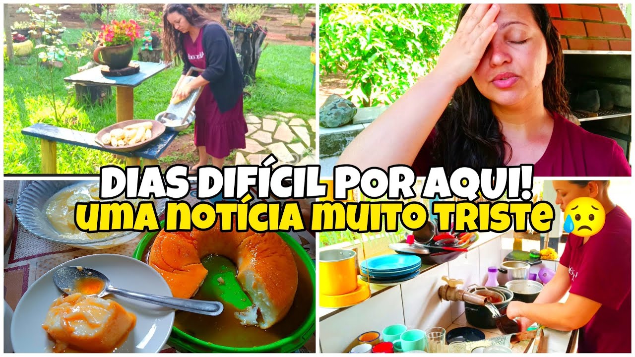 DIAS DIFÍCIL POR AQUI 😥 FICAMOS ABALADOS COM TUDO ISSO...