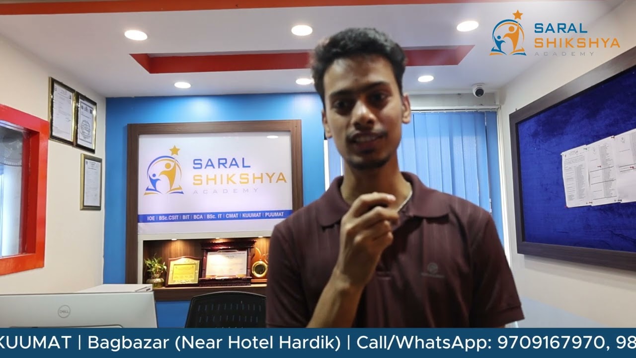 BCA Entrance 2082 Success Story | BCA Entrance Preparation | Saral Shikshya Academy
