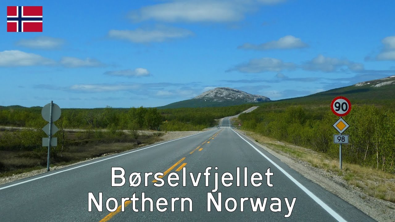 County Road 98 in remote Northern Norway
