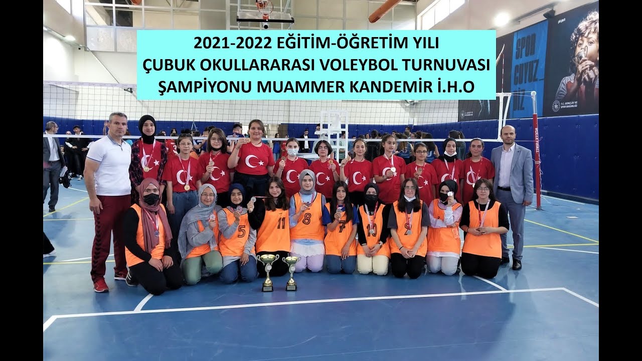 2021 - 2022 VOLEYBOL şampiyonu muammer kandemir i.h.o