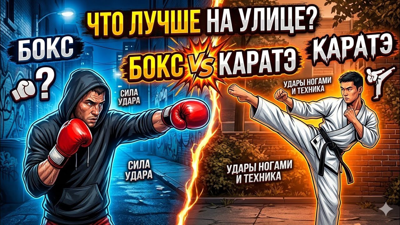 Что работает на улице, Бокс или Каратэ?