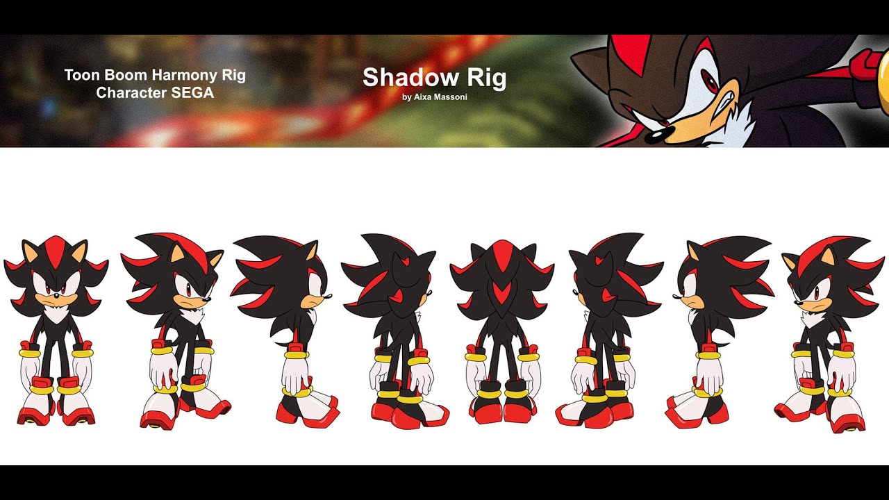 FREE TOON BOOM RIG - Shadow The Hedgehog