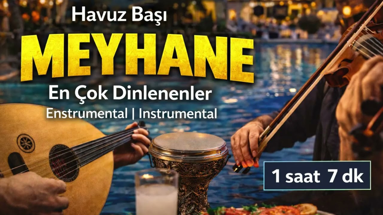 Havuz Başı Meyhane 🍷 Ud & Keman | Turkish Instrumental Tavern Music (Relax & Emotional)