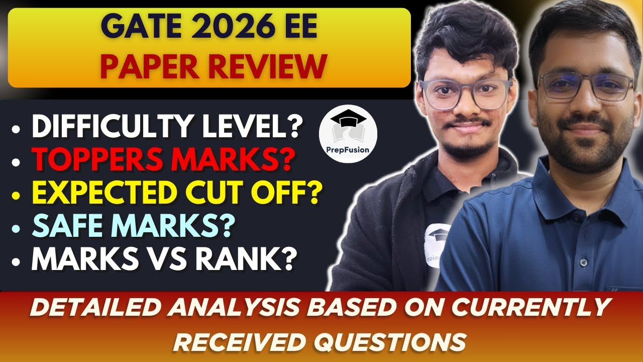 REVIEW OF GATE 2026 EE PAPER || PrepFusion