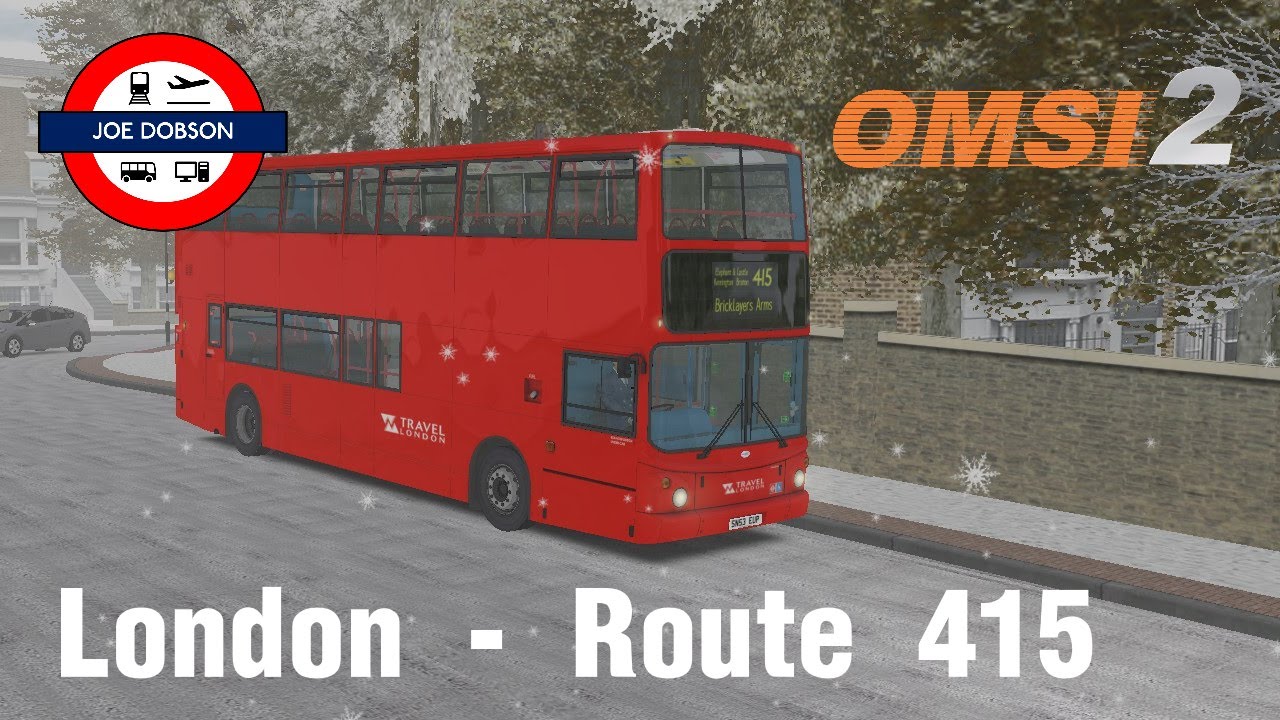 OMSI 2 | Addon London | Route 415 | Dennis Trident ALX400