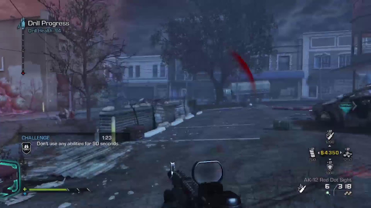 Playing Some Extinction Call Of Duty Ghosts