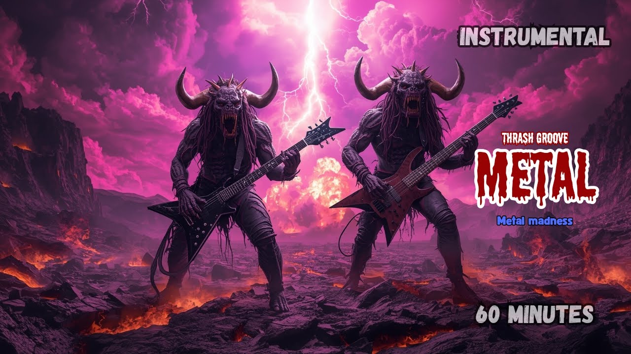1 HOUR OF THRASH GROOVE METAL – HARD INSTRUMENTAL MUSIC METAL MADNESS