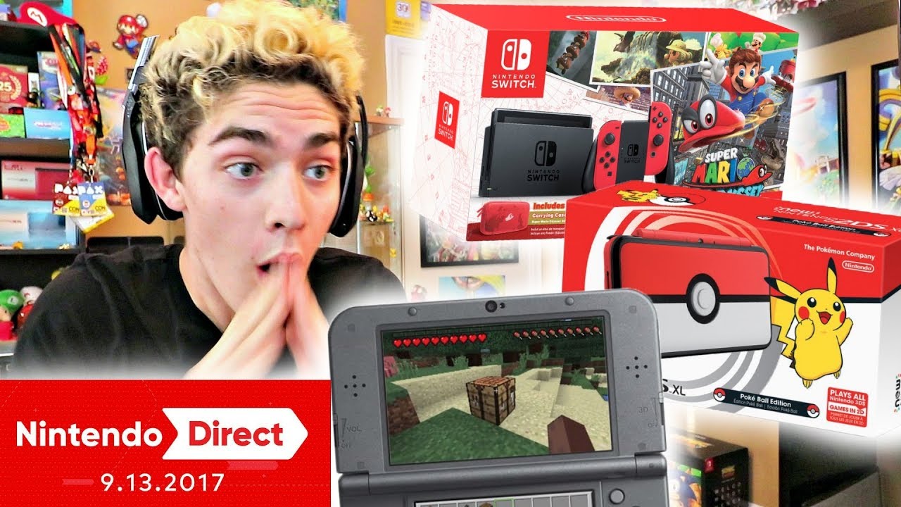 LIVE REACTION HIGHLIGHTS! - Nintendo Direct 9-13-17 (Odyssey Special Edition Switch!)