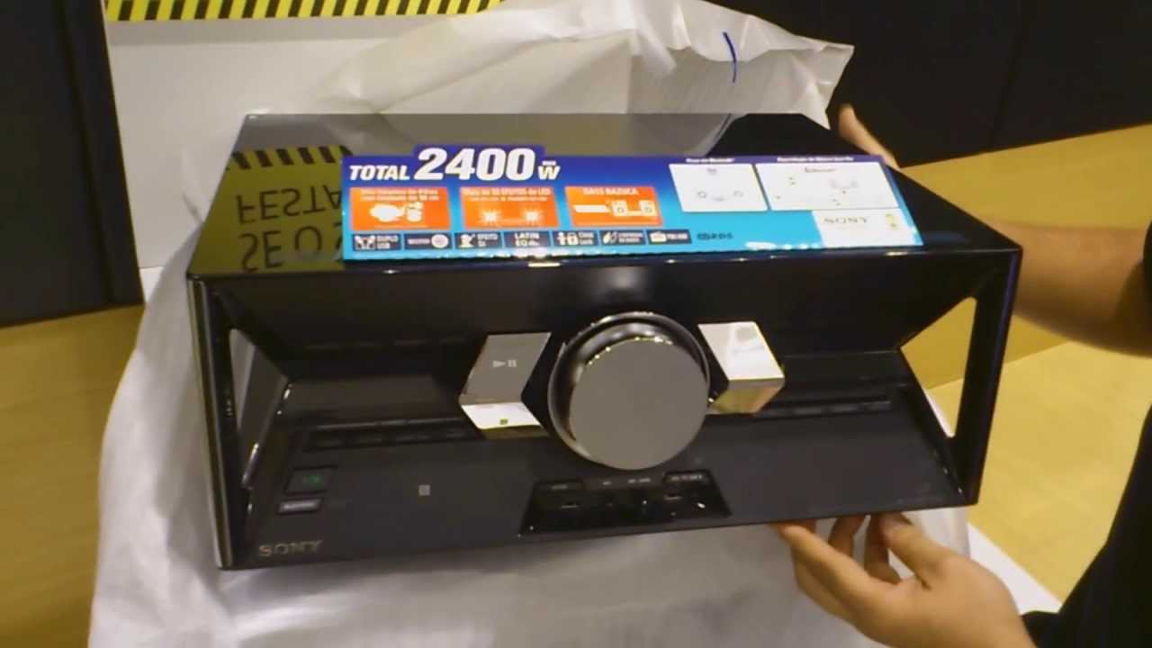 Unboxing (desembalando) HCD-Shake 7