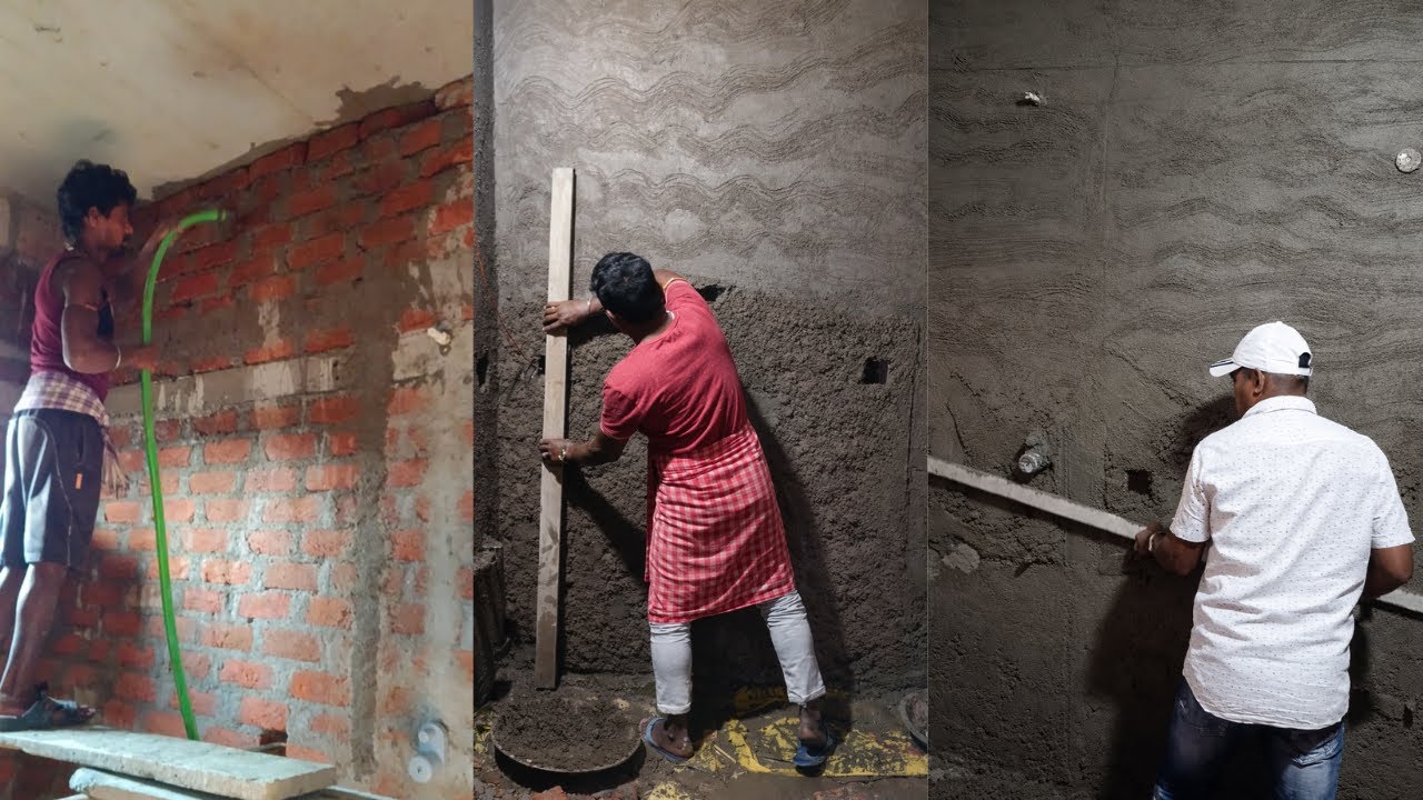 Bathroom Interior Wall Plastering | 8'×5'4