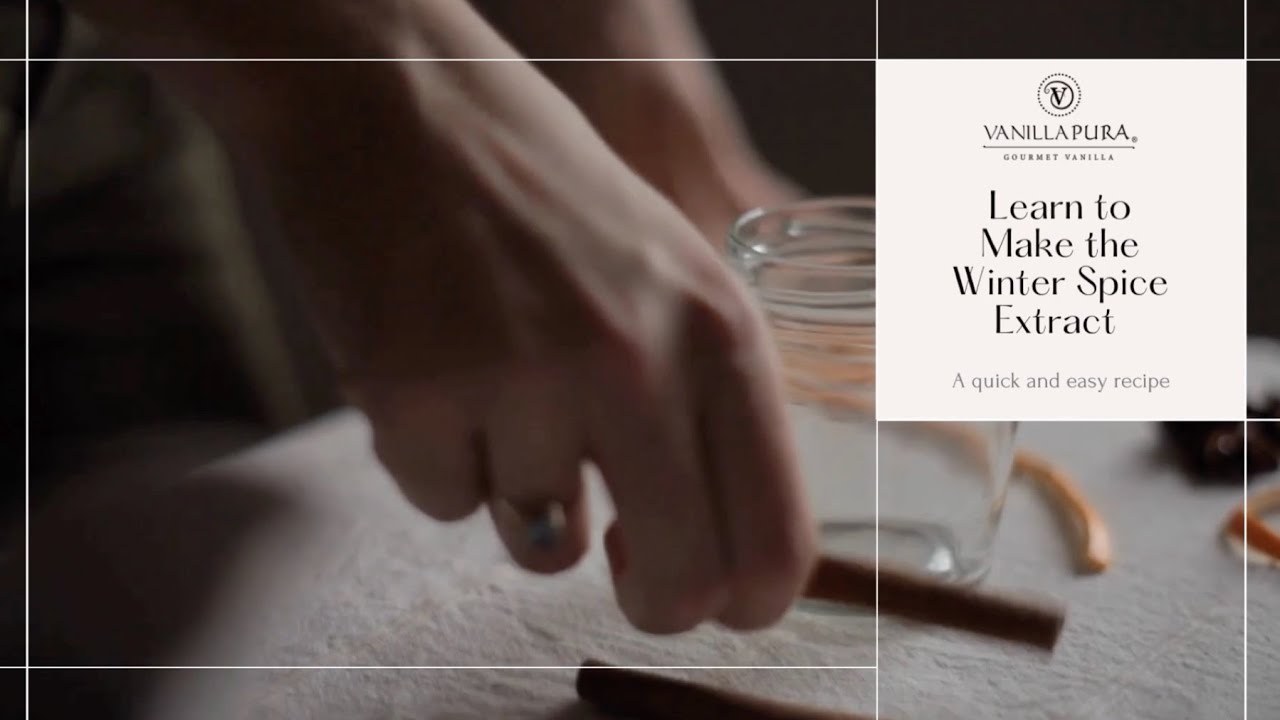 Научитесь готовить экстракт зимних специй.