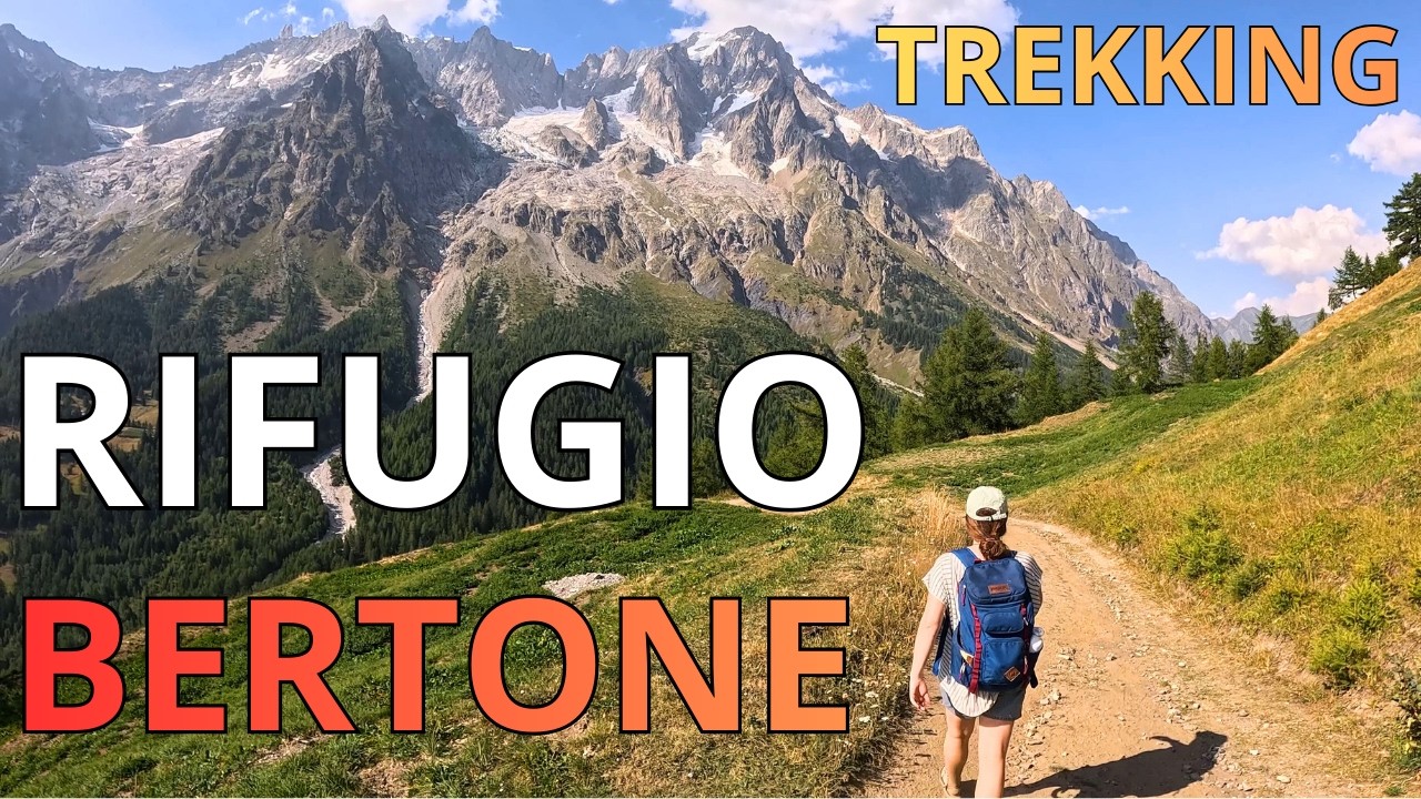 Trekking Rifugio Bertone 4K| Panorama sul Monte Bianco | Senza voce
