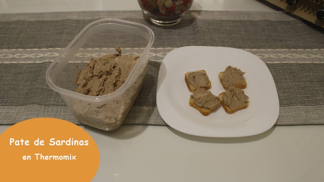 Pate de sardinas en thermomix