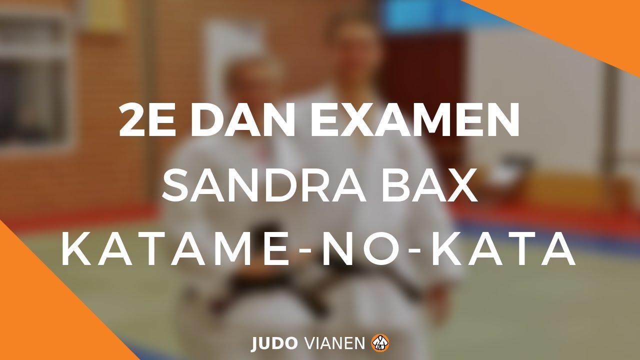 2e Dan Examen - Sandra Bax - Katame-No-Kata Busen