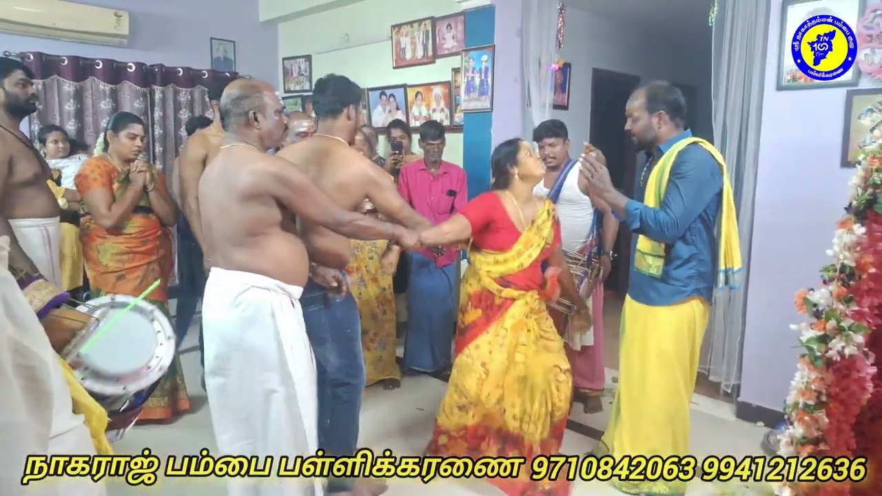💥#பம்பை ஓசைகேட்டு 😱#ஆக்ரோஷத்துடன் பெண்மீது 🔥சாமி ஆட்டம்| #sami aattam| #Nagaraj pambai brand music 