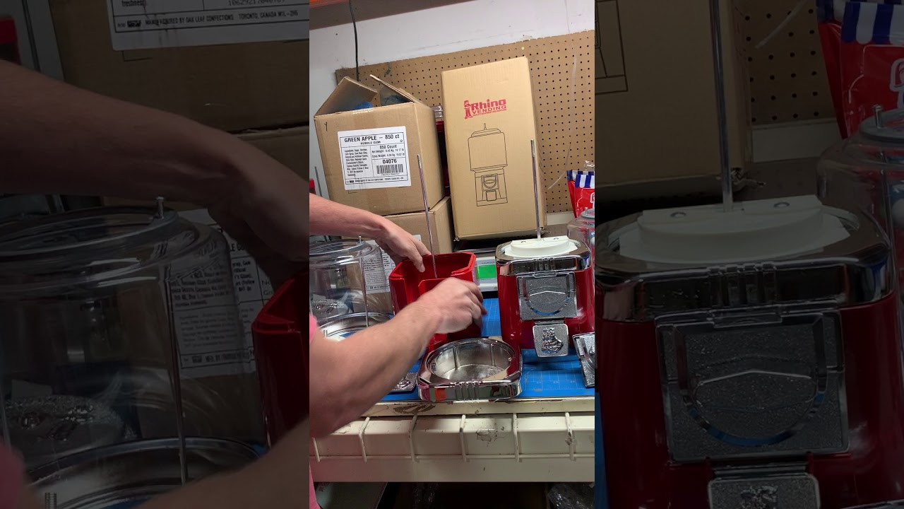 Complete Break Down and Reassembly  of Rhino Classic Gumball Machine - Identify your Wheel