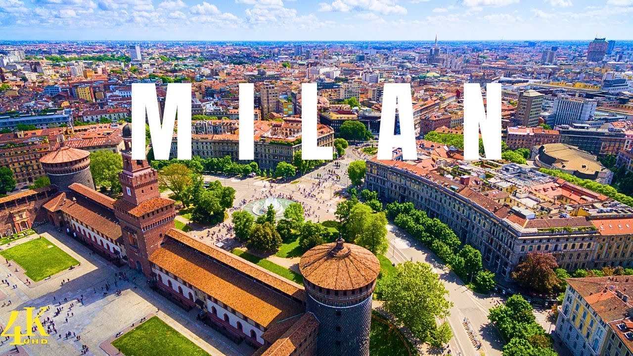 MILAN 🇮🇹 Italy 4k UHD | Drone tour