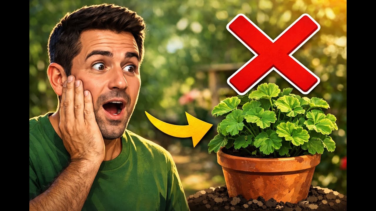 Si Tienes GERANIOS ¡DEBES SABER ESTO! Porqué no Florecen los Geranios o Novios, Abono para Plantas