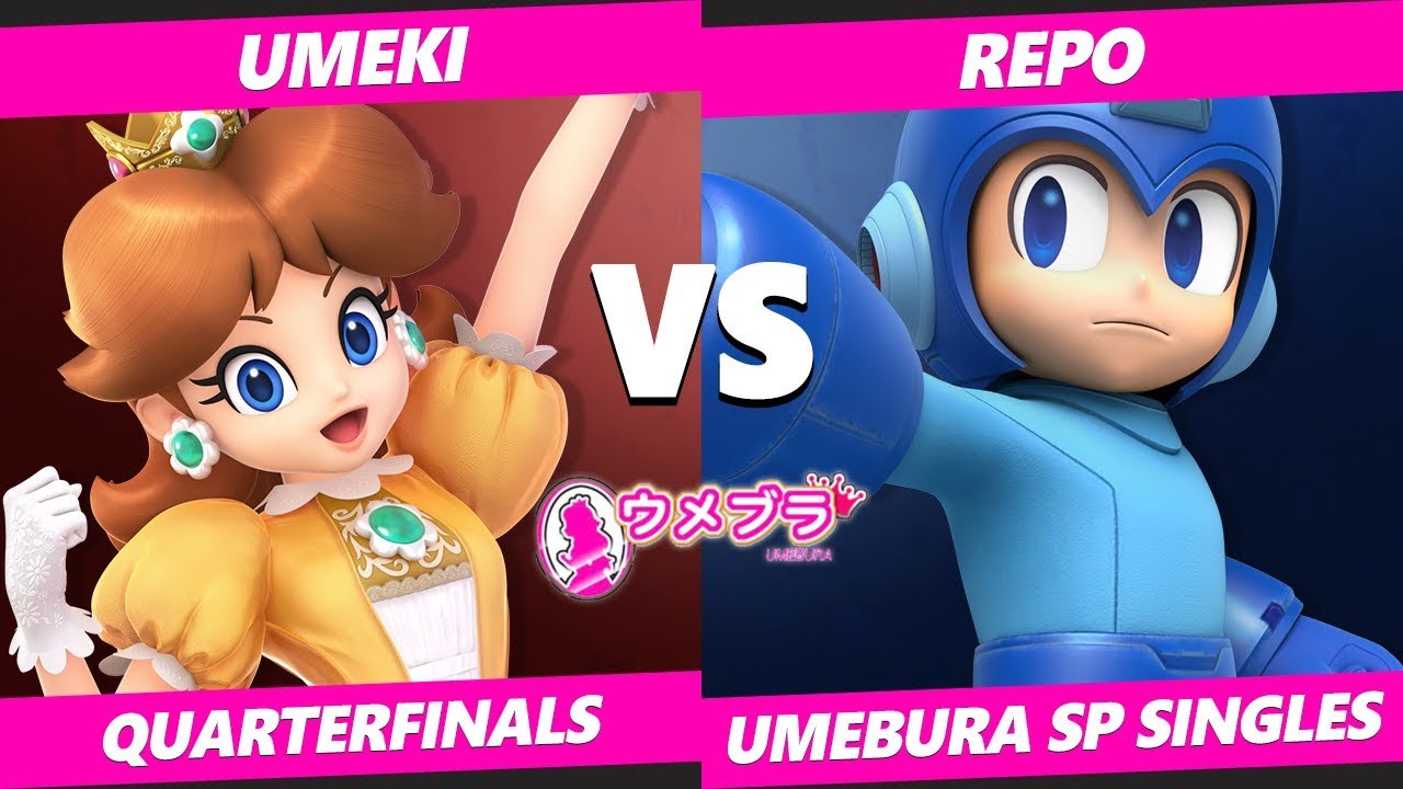 Japan Smash Ultimate Tournament - Umeki (Daisy) Vs. Repo (Mega Man) Umebura SP SSBU Quarterfinals