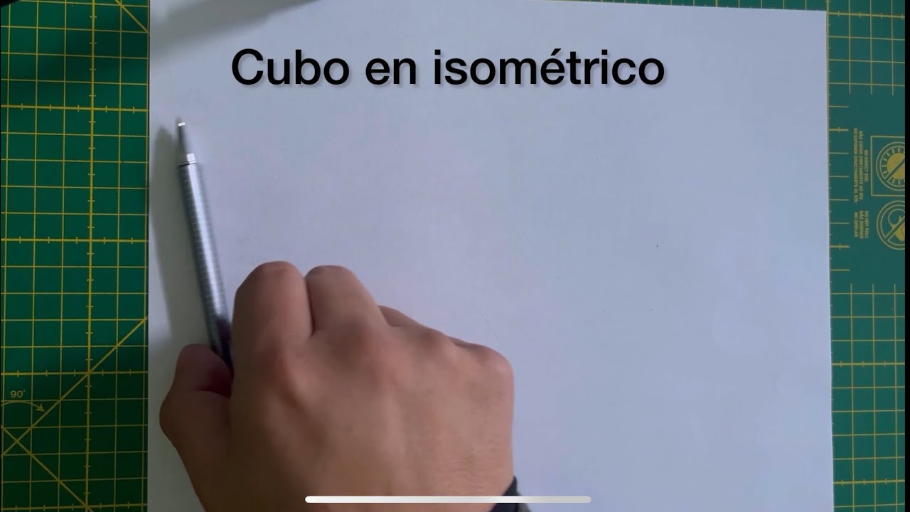 C&oacute;mo dibujar un Isom&eacute;trico (CUBO)