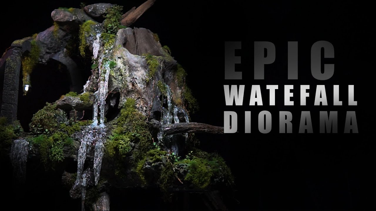 Building an Epic Fantasy Waterfall Diorama