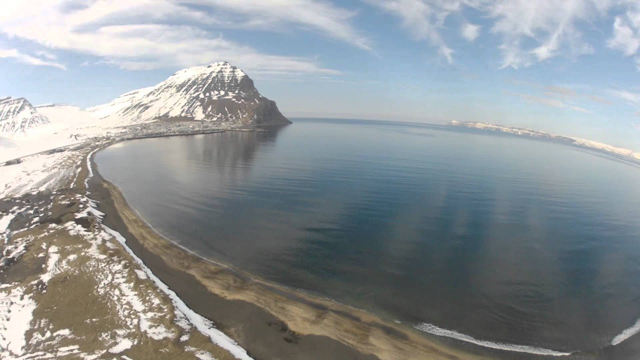 A beautiful Cove in the Westfjords - a Walkera QR X350 PRO flight