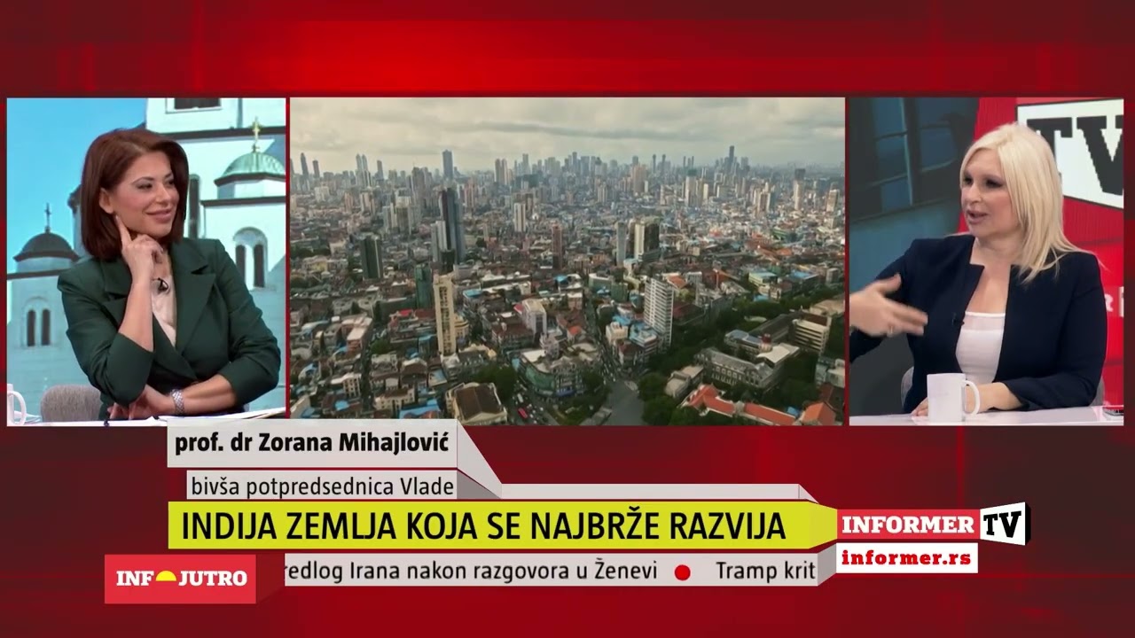 INFO JUTRO - Srbija od Indije može mnogo da nauči