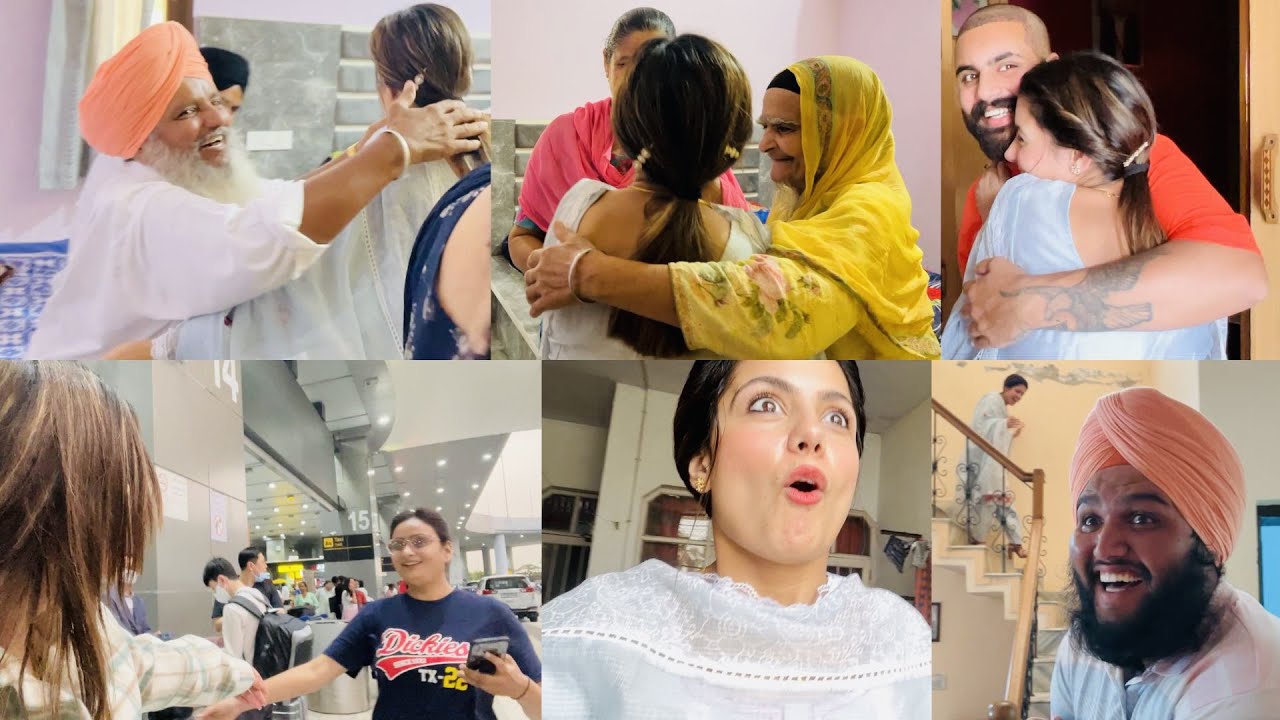 SURPRISE VISIT TO INDIA AFTER 2 MONTHS | SAHURA FAMILY SHOCKING REACTION | INDER & KIRAT