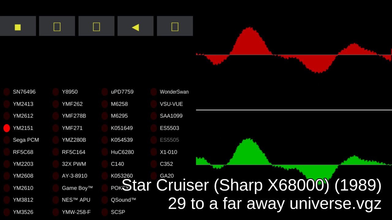 Star Cruiser (Sharp X68000) - Video Game Music - MAME