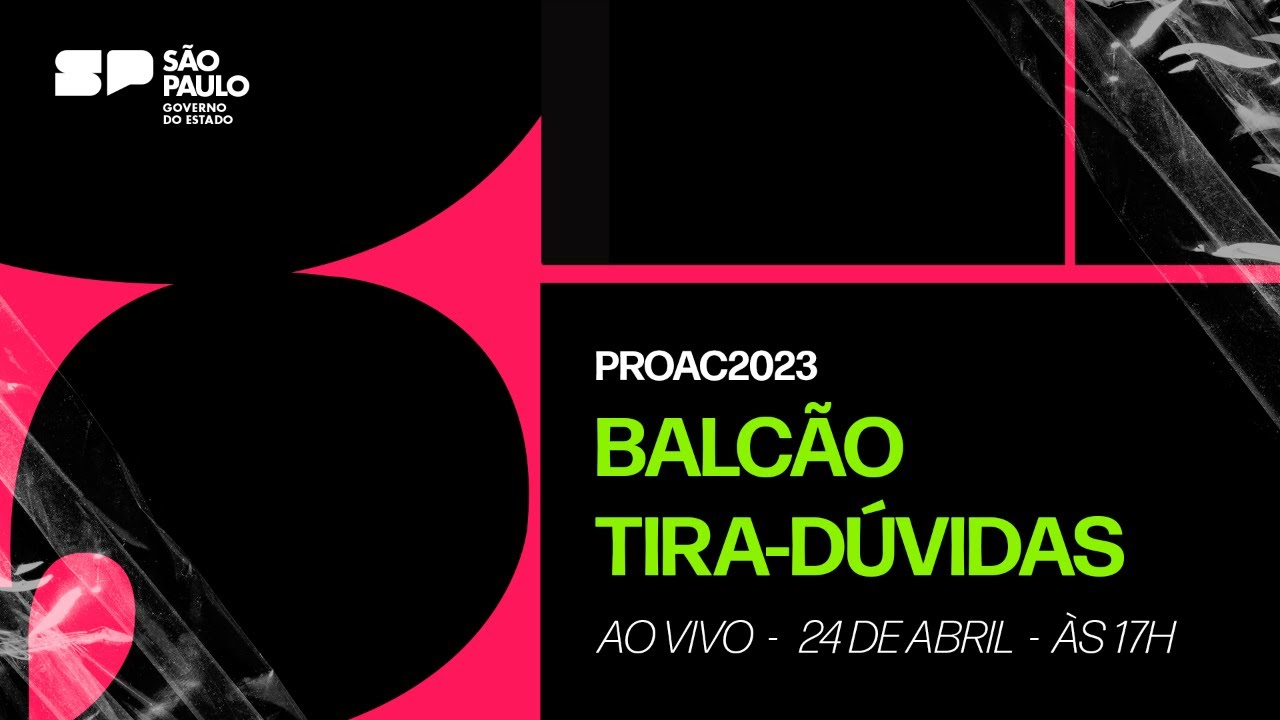 BALC&Atilde;O TIRA-D&Uacute;VIDAS || PROAC EDITAS 2023