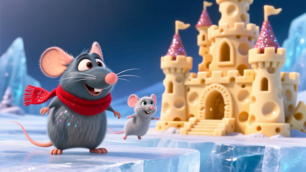 Mouse’s ABC Ice Ride 🐭❄️ Fun Alphabet Song for Kids | Toddler Learning Adventure