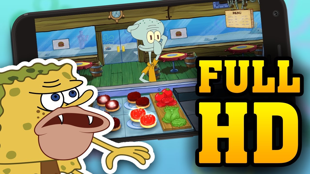 Sponge bob: Krusty Cook-off Game ads - FULL HD