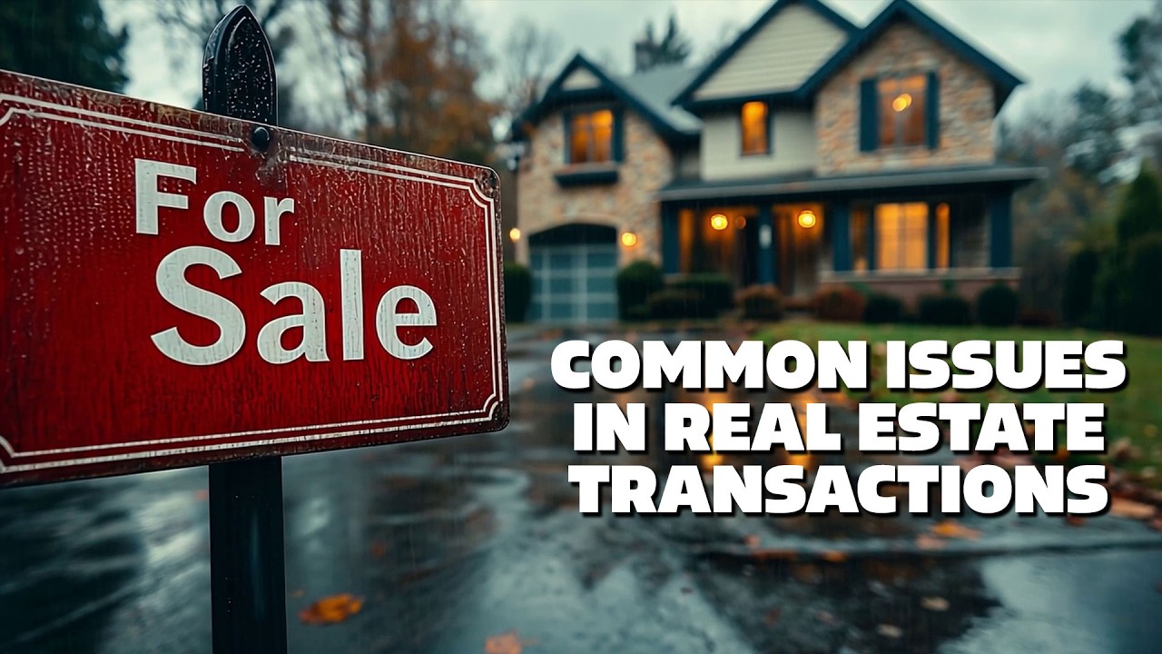 Common Issues In Real Estate Transactions