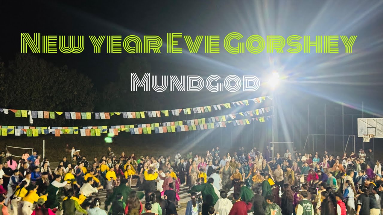 Mundgod Gorshey eve for the last day of 2025 Happy new year#tibetanvlogger #mundgod #dance #viral 