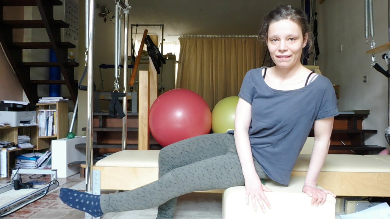 4.a : ontspanning: zitbotjes. Pilates Vitamines