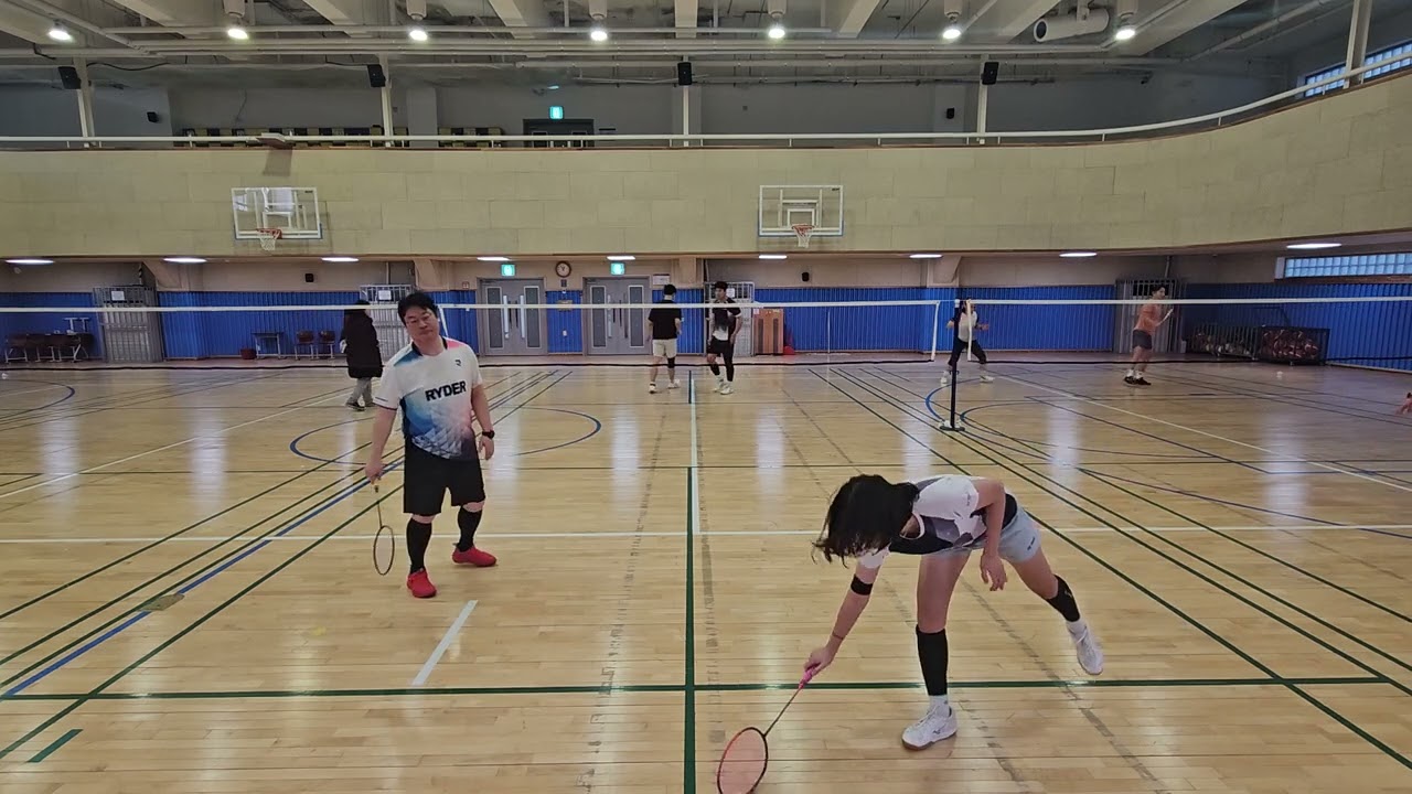 260202(한필님.정우님)VS(뽀작님.지훈님)#배드민턴 경기영상