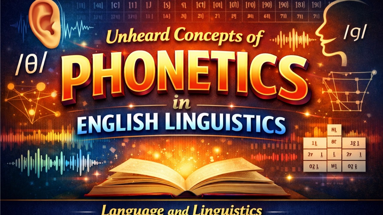 Unheard Concepts of Phonetics in English  Linguistics | Language and Linguistics |