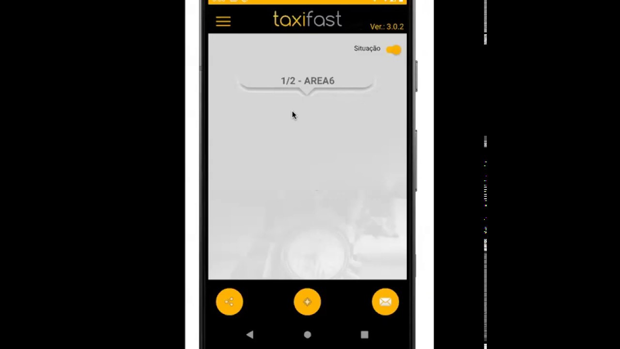 Taxifast App, recebendo corridas com aceite autom&aacute;tico